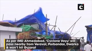 Cyclone Vayu: Shed at Somnath Temple entrance damage due to strong winds in Gujarat