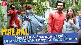 Malaal: Meezaan & Sharmin Segals DHAMAKEDAAR Entry At Song Launch