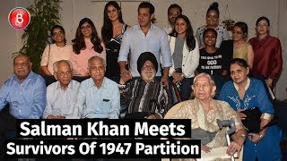 Salman Khan Meets Survivors Of 1947 Partition During 'Bharat' Special Screening
