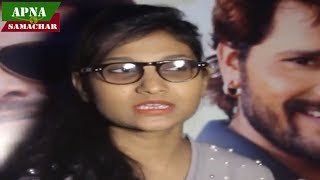 Singer Priyanka Singh Interview Hera Pheri Movie Muhurat II Khesari Lal Yadav