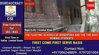 THE FLOATING SCHOOLS OF BANDIPORA AND THE THE BOAT ROWING STUDENTS
