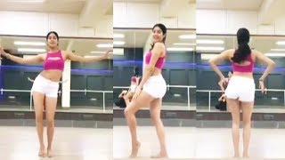 Janhvi Kapoors Amazing BELLY DANCE In Mini Shorts