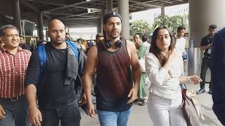 Varun Dhawan With Girlfriend Natasha Spotted At Mumbai Airport