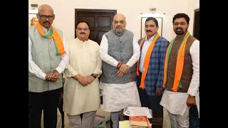 Jolt to TDP as four Rajya Sabha MPs join BJP