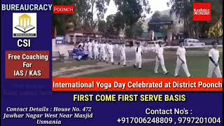 International Yoga Day Celebrated at District Poonch