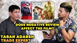 Does NEGATIVE REVIEW Affect The Film? | Trade Expert Taran Adarsh BEST REPLY