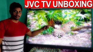 JVC 55 inch Ultra HD 4K LED Smart TV Unboxing and Review Telugu