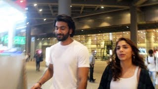 Malaal Actors Meezaan Jaaferi And Sharmin Segal Spotted At Mumbai Airport