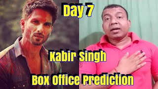Kabir Singh Box Office Prediction Day 7
