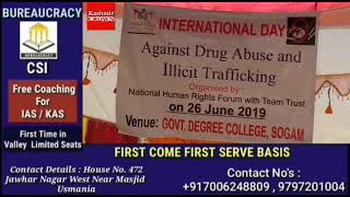 International Day Against Drug AbuseOrganisedbyNationalHuman Rights Forum AtGDC Sogam