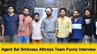 Agent Sai Srinivasa Atreya Press meet with Vijay Devarakonda at AMB Cinemas