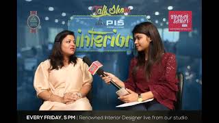#Live #Talk_Show #PIS Interior live with #InteriorDesigner Ricka Agarwal