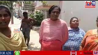 PEOPLE FACING WATER  SHORTAGE PROBLEM AT VAMBE COLONY HYDERABAD