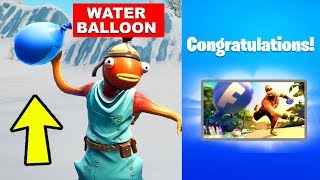 HIT A PLAYER WITH A WATER BALLOON IN DIFFERENT MATCHES - 14 DAYS OF SUMMER CHALLENGES FORTNITE