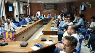 2 JULY N 4 Meeting held under the chairmanship of deputy commissioner Harikesh Meena in Hamir Bhawan