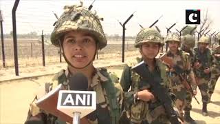 Jawans brave scorching heat to guard international border near Amritsar