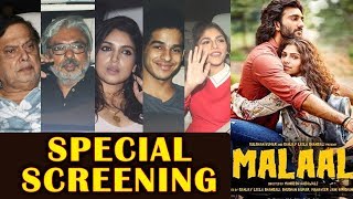 MALAAL Special Screening | FULL VIDEO | Sanjay Bhansali, Ishaan,  Sharmin Segal, Bhumi Pednekar