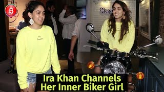 Aamir Khans Daughter Ira Channels Her Inner Biker Girl