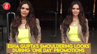 Esha Gupta Looks Smoking Hot As She Promotes One Day'