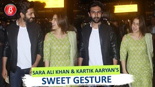 Sara Ali Khan & Kartik Aaryans SWEET Gesture Towards Fans Will Leave You Stumped