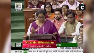 Union Budget 201: India took over 55 years to reach $1 trillion dollar economy, says FM Sitharaman