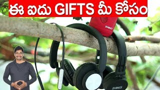 Zivonics 6 products unboxing and Giveaway telugu