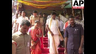 AP DGP Sambasiva Rao Visits Kanaka Durga Temple Vijayawada