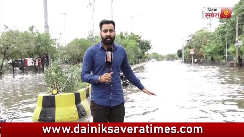 Video- 7 मिंट में देखें कैसे Monsoon की पहली Rain से पानी-पानी हुआ Punjab
