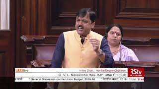 Shri G.V.L. Narasimha Rao on General Discussion on the Union Budget for 2019-2020 in Rajya Sabha