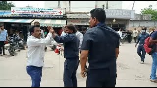 Attack On Reporter By Security Guards At Osmaania Hospital Hyderabad | @ SACH NEWS |