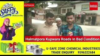 Halmatpora Road In Bad Condition As some people Capture  the Road Both sides,