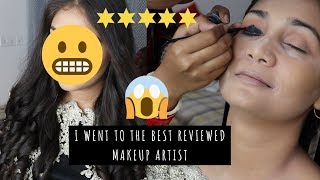 I WENT TO THE "BEST" REVIEWED MAKEUP ARTIST IN DELHI | Long Lasting Party Makeup  | NIDHI KATIYAR