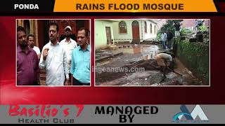 Mosque In Ponda Flooded Due To Heavy Rain