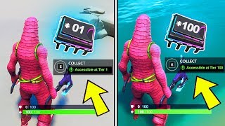 ALL FORTBYTE LOCATIONS! 1-100 FOUND ALL FORTBYTES FORTNITE (80-100) PART 5