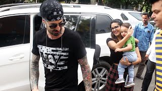 Sunny Leone With Daniel Weber And Kids | Watch Video