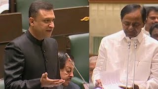 Akbaruddin Owaisi In Assembly | Speaks On Different Topics | @ SACH NEWS |