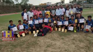 15 JULY N 3 B 1 In the final, the Magnet Hamirpur and Shahpur Football Academy fought hard