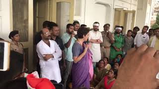Won't leave Without Meeting Sonbhadra Victims: Smt. Priyanka Gandhi Vadra