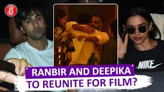 Ex lovers Ranbir Kapoor and Deepika Padukone were spotted leaving Luv Ranjan's office