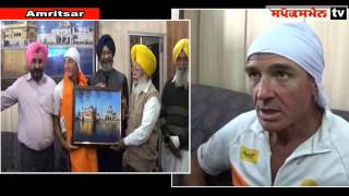 For better Relationship between India and Australia , Mr .Pat Farmer at golden temple