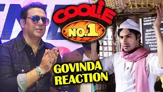 Govinda REFUSES To REACT On Varun Dhawans COOLIE NO. 1 REMAKE