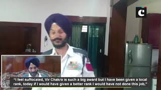 Kargil hero and Vir Chakra manages traffic in Punjab’s small town