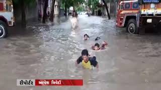 Dhoraji| Megharajas Mercy with strong winds Shafra river on two banks | ABTAK MEDIA