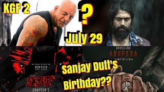 KGF Chapter 2 Update: Makers Confirmed Adheera LOOK to Be Revealed On July 29? Sanjay Dutt Birthday
