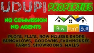 UDUPI  PROPERTIES - Sell |Buy |Rent | - Flats | Plots | Bungalows | Row Houses | Shops|