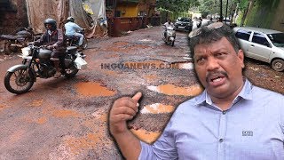 Michael Lobo Wants FIRs Against Engineers For Potholed Roads