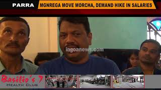 MGNREGA move Morcha, demand hike in salaries