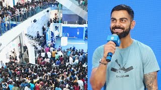 Virat Kohli Amazed By CRAZY FANS At Oberoi Mall | Philips New Product Launch