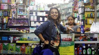 Swara Bhaskar Spotted At A Medical Store In Juhu