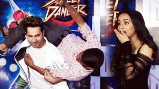 Varun Dhawan & Shraddha Kapoor Funny Moment At Street Dancer Launch Party